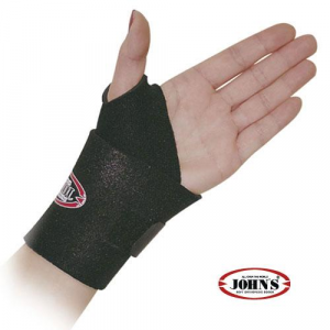 Δέστρα Καρπού Neoprene Wrap Around Black Line John's 120123