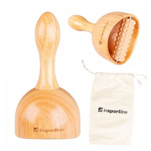 2-in-1 Wooden Massage Suction Cup w/ Roller inSPORTline Vitmar 100 - σε 12 άτοκες δόσεις