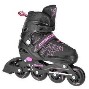 Αυξομειούμενα Roller NH11912 A 2σε1 Μαύρο/Ροζ Large (39-42) IN-LINE SKATES/HOCKEY ICE SKATES - σε 12 άτοκες δόσεις