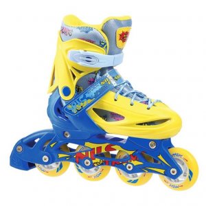 Αυξ. Πατίνια Roller NH 1105 ΣΕΤ 3 ΣΕ 1 INLINE SKATES NILS EXTREME ΚΙΤΡΙΝΟ/ΜΠΛΕ MEDIUM(35-38) - σε 12 άτοκες δόσεις