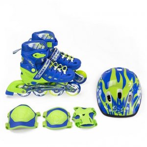 Αυξομειούμενα Πατίνια Roller NA 1015 A INLINE NILS EXTREME Μπλέ ΣΕΤ - MEDIUM(35-38) - σε 12 άτοκες δόσεις