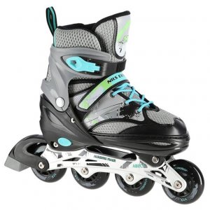 Αυξομειούμενα Πατίνια Roller NA 10602A INLINE SKATES NILS EXTREME ΜΑΥΡΟ-MEDIUM(35-38) - σε 12 άτοκες δόσεις