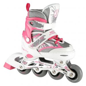 Αυξομειούμενα Πατίνια Roller NA 10602A INLINE SKATES NILS EXTREME ΡΟΖ-LARGE(39-42) - σε 12 άτοκες δόσεις