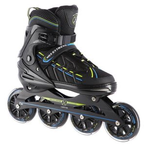 Αυξομειούμενα Πατίνια Roller NA 1128 Μαύρο/Λαχανί IN-LINE SKATES NILS EXTREME Extra- σε 12 άτοκες δόσεις