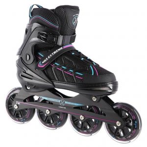 Αυξομειούμενα Πατίνια Roller NA 1128 Μαύρο/Μωβ IN-LINE SKATES NILS EXTREME Extra Large(43-45) - σε 12 άτοκες δόσεις