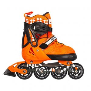 Αυξομειούμενα Πατίνια Roller NA 13911 A INLINE SKATES NILS EXTREME ΠΟΡΤΟΚΑΛΙ -LARGE(39-42) - σε 12 άτοκες δόσεις