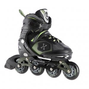 Αυξομειούμενα Πατίνια Roller NA 9080 Μαύρο/Πράσινο IN-LINE SKATES NILS EXTREME Large(39-42) - σε 12 άτοκες δόσεις