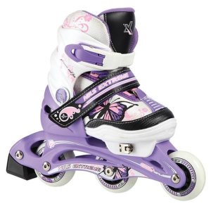 Αυξομειούμενα Roller NJ9128 2 ΣΕ 1 Μωβ Extra IN-LINE SKATES/HOCKEY ICE SKATES - σε 12 άτοκες δόσεις