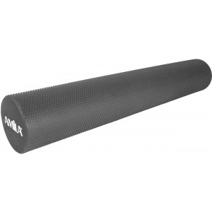 AMILA Foam Roller Φ15x90cm Μαύρο - 96823 - σε 12 άτοκες δόσεις