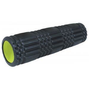 AMILA Foam Roller Plexus 45 Φ14x45cm Μαύρο/Λάιμ - 96827 - σε 12 άτοκες δόσεις