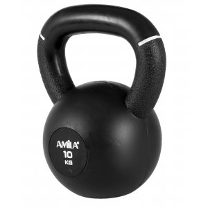 AMILA Kettlebell Original Rubber 10Kg - 90476 - σε 12 άτοκες δόσεις