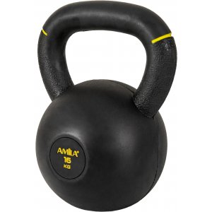 AMILA Kettlebell Original Rubber 16Kg - 90478 - σε 12 άτοκες δόσεις