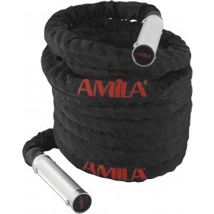 Battle Rope με χερούλια αλουμινίου (15m) - 84554 - σε 12 άτοκες δόσεις