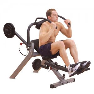 Body-Solid Semi-Recumbent Ab Bench - σε 12 άτοκες δόσεις