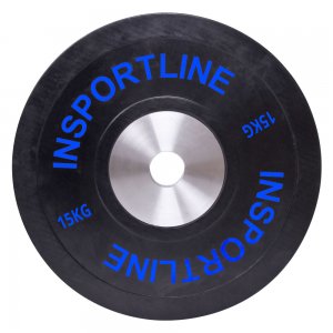 BUMPER PLATE inSPORTline 15kg - σε 12 άτοκες δόσεις