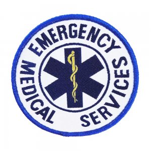 Διακριτικό Κεντημένο Έμβλημα Star of Life - Emergency Medical Service - Σε 12 άτοκες δόσεις