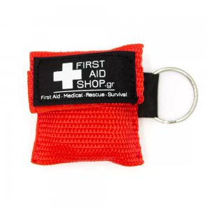 FirstAidShop.gr Μάσκα Προσώπου Τεχνητής Αναπνοής σε Θήκη Μπρελόκ - Σε 12 άτοκες δόσεις