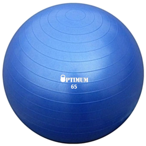 GYM BALL 65CM (ΜΠΛΕ) ANTI-BURST 1100GR - σε 12 άτοκες δόσεις