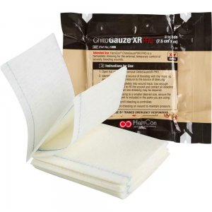 HemCon ChitoGauze XR PRO Αιμοστατική Γάζα Z-Fold (7.5cm x 3.7m) - Σε 12 άτοκες δόσεις