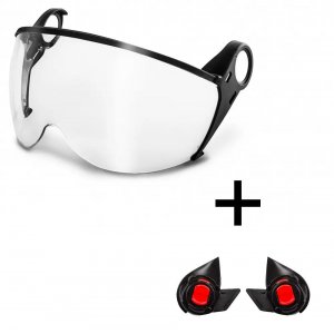 KASK KIT ZEN PLUS VISOR Προσωπίδα Προστασίας Κράνους + Αντάπτορες Προσαρμογής Κράνους - Σε 12 άτοκες δόσεις