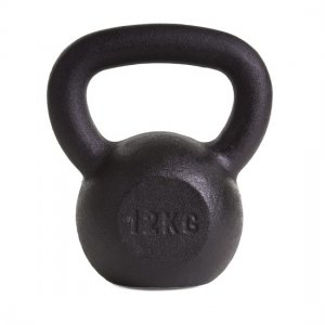 KETTLEBELL BLACK MATT 12KG - σε 12 άτοκες δόσεις