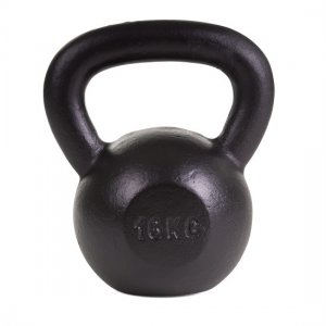 KETTLEBELL BLACK MATT 16KG - σε 12 άτοκες δόσεις