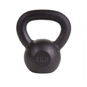 KETTLEBELL BLACK MATT 8KG - σε 12 άτοκες δόσεις