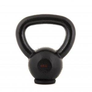 Kettlebell Εμαγιέ με λαστιχένια βάση 4kg