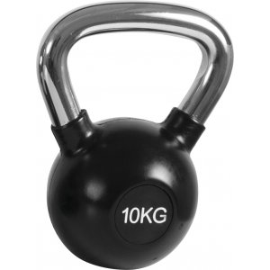 Kettlebell με Επένδυση Λάστιχου & Λαβή Χρωμίου 10kg - 90456 - σε 12 άτοκες δόσεις