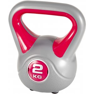 Kettlebell με επένδυση βινυλίου 2kg (Ροζ) - 84690