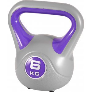 Kettlebell με επένδυση βινυλίου 6kg - Μωβ