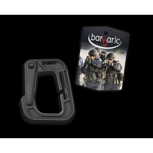 Κρίκος Carabiner Albainox συνθετικός Black - Σε 12 άτοκες δόσεις