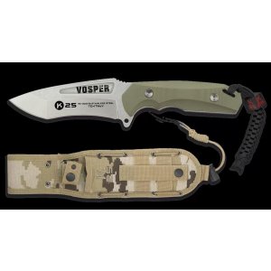 ΜΑΧΑΙΡΙ K25, Tactical Knife, VOSPER coyote 13 cm - Σε 12 άτοκες δόσεις