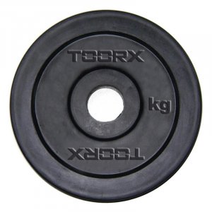 Μαύρος Πλαστικός Δίσκος 1 kg για Μπάρες Ø25mm Toorx - σε 12 άτοκες δόσεις