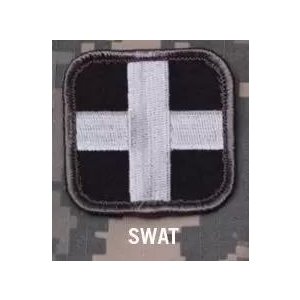 Mil-Spec Monkey Διακριτικό Κεντημένο Σήμα Medic Square Swat 2.5 cm (Velcro) - Σε 12 άτοκες δόσεις