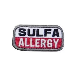 Mil-Spec Monkey Διακριτικό Κεντημένο Σήμα Sulfa Allergy (Velcro) - Σε 12 άτοκες δόσεις