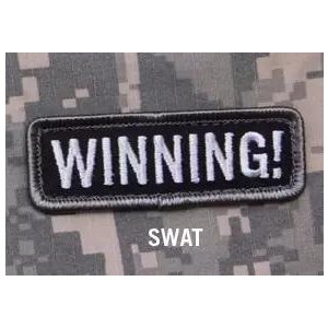 Mil-Spec Monkey Διακριτικό Κεντημένο Σήμα Winning (Velcro) - Σε 12 άτοκες δόσεις