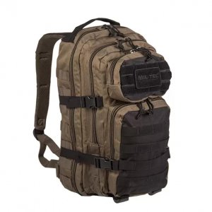 MIL-TEC Σάκος Πλάτης Assault SM Tactical 20 Λίτρων - Χακί/Μαύρο - Σε 12 άτοκες δόσεις