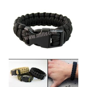 MIL-TEC Βραχιόλι Επιβίωσης 15mm ή 22mm Paracord - Πλαστικό Κούμπωμα - Σε 12 άτοκες δόσεις