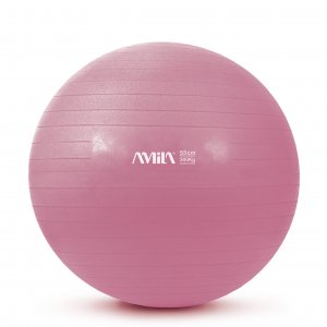 Μπάλα γυμναστικής AMILA GYMBALL 55cm Ροζ - 95827 - σε 12 άτοκες δόσεις