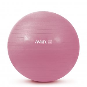 Μπάλα Γυμναστικής AMILA GYMBALL 55cm Ροζ Bulk - 48438 - σε 12 άτοκες δόσεις