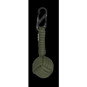 ΜΠΡΕΛΟΚ Albainox Double carabiner with paracord ball, Green - Σε 12 άτοκες δόσεις