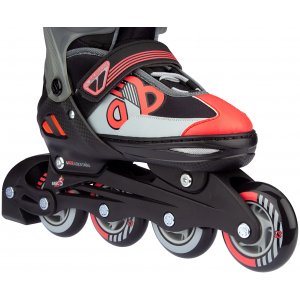 Nijdam Inline Skates - Παγοπέδιλα Combo "Red Raider" N14AC01 - σε 12 άτοκες δόσεις