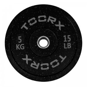 Ολυμπιακός Δίσκος Bumper Crumb 5kg 45cm Toorx - σε 12 άτοκες δόσεις