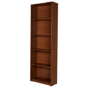 ΡΑΦΙΕΡΑ ΜΕ ΠΕΝΤΕ ΡΑΦΙΑ 64x26x182 εκ  SPANISH WALNUT - 622-8183-38 - σε 12 άτοκες δόσεις