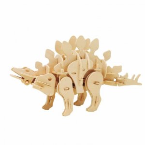 ROBOTIME MINI STEGOSAURUS D440 Ξύλινο Μηχανικό Puzzle με Αισθητήρα Ήχου - σε 12 άτοκες δόσεις