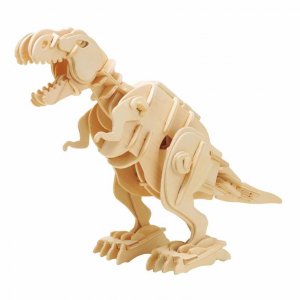 ROBOTIME WALKING T-REX Ξύλινο Μηχανικό Puzzle με Αισθητήρα Ήχου - σε 12 άτοκες δόσεις