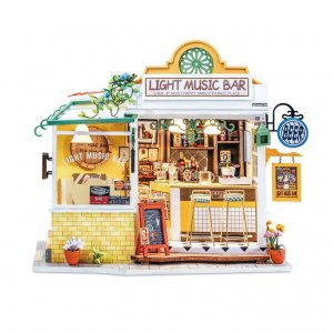 Rolife Light Music Bar DG147 DIY Wooden Dollhouse - σε 12 άτοκες δόσεις