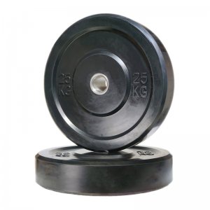 RUBBER BUMPER PLATE 25kg (Φ50) - σε 12 άτοκες δόσεις