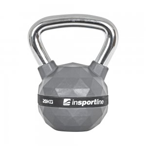 Rubber-Coated Kettlebell 20 kg inSPORTline PU - σε 12 άτοκες δόσεις